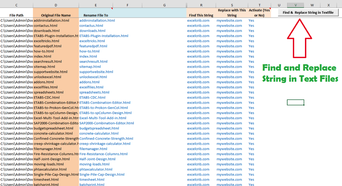 Find and Replace String in Text Files