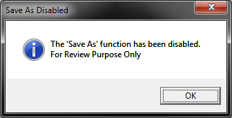 Excel Disable Save As